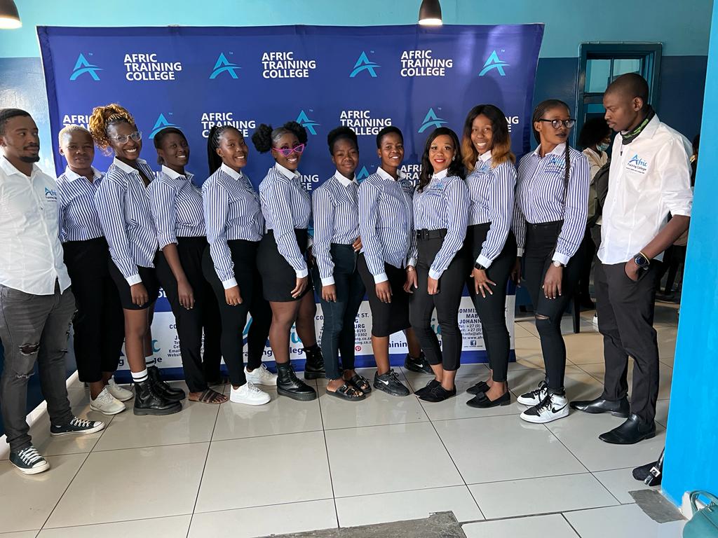 Afric Training College staff and students